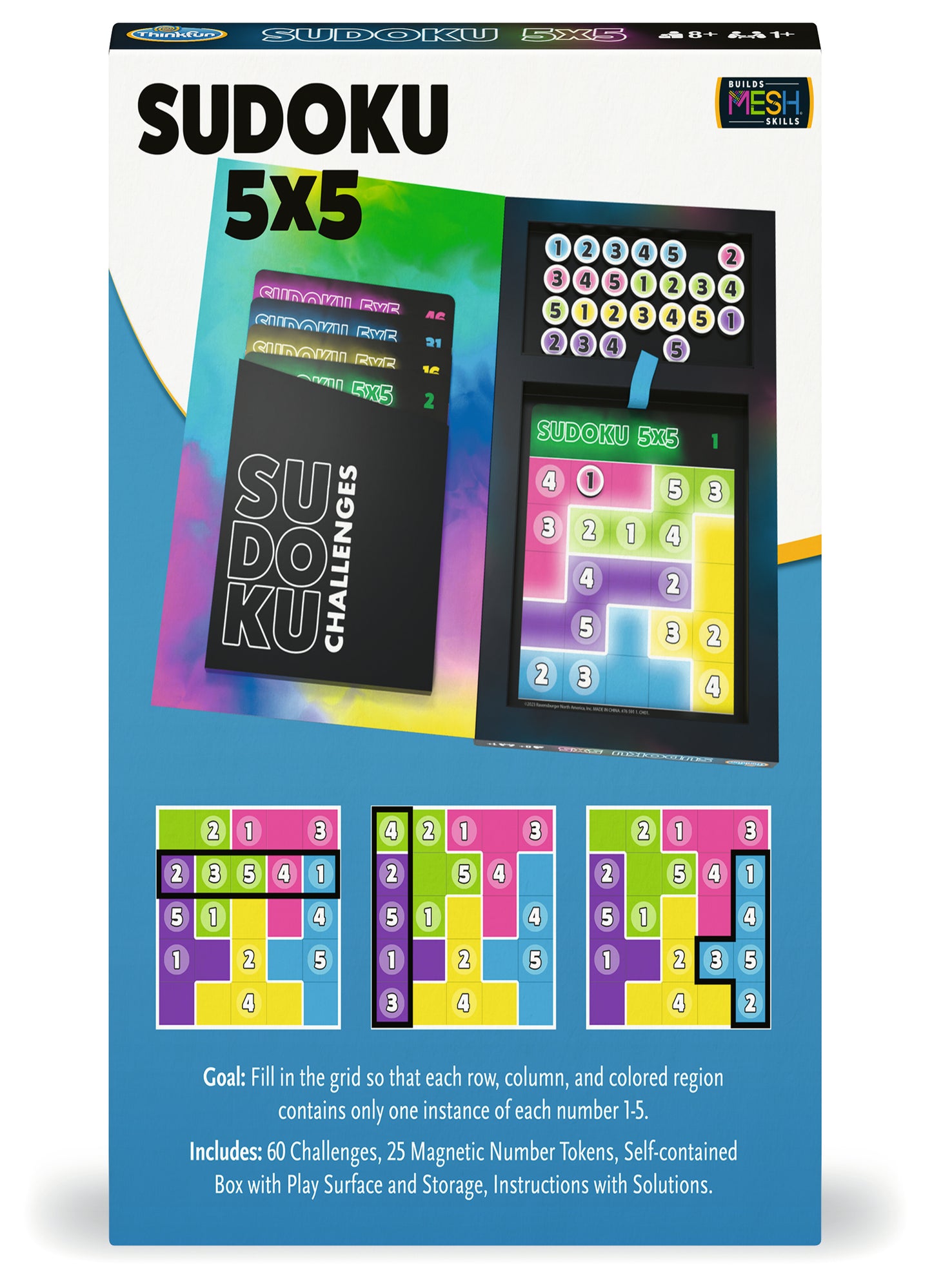 Sudoku 5X5 Magnetic Puzzle